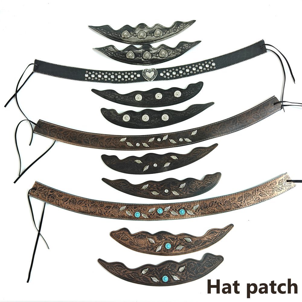 Western Leather Hat Band Vinta - Vintage Fashion Hats ulasan dan harga