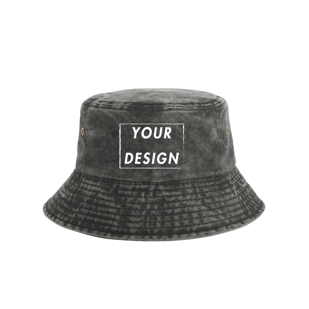 Custom Washed Vintage Bucket H - Vintage Fashion Hats ulasan dan harga