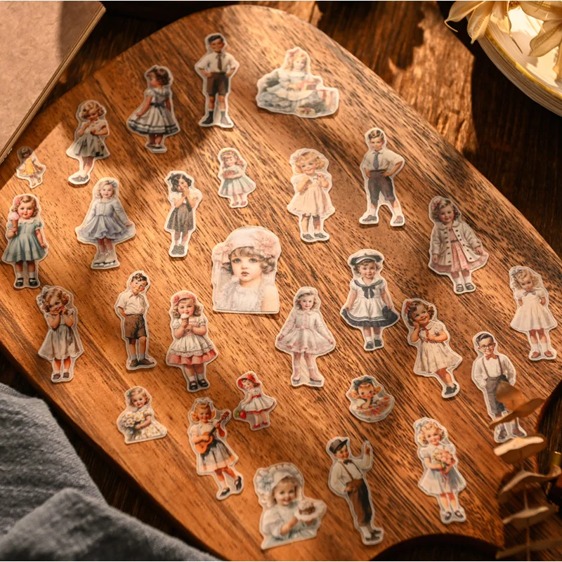 50pcs Vintage Kids Paper Doll  - Vintage Fashion Journal ulasan dan harga
