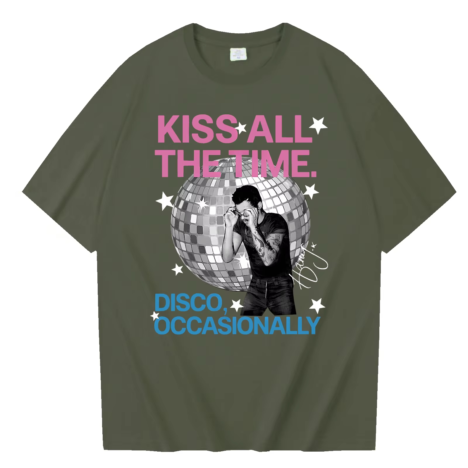Harry Styles Kiss All The Time - Vintage Fashion Jersey ulasan dan harga