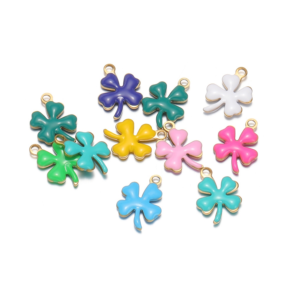 20pcs Stainless Steel Enamel C - Vintage Fashion Necklace ulasan dan harga