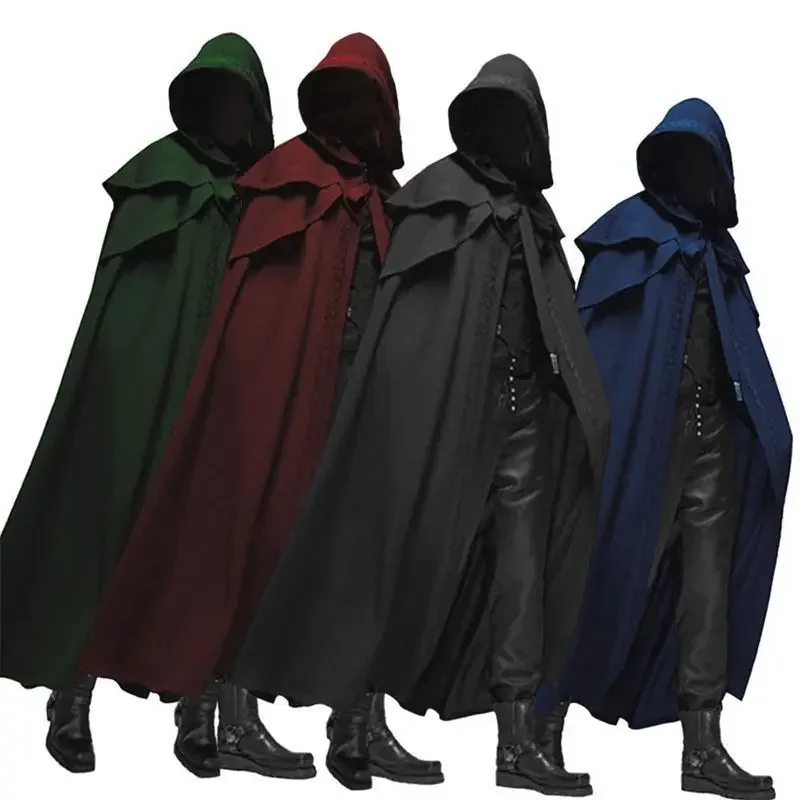 Men Monk Cosplay Outfit Mediev - Vintage Trench Coat ulasan dan harga