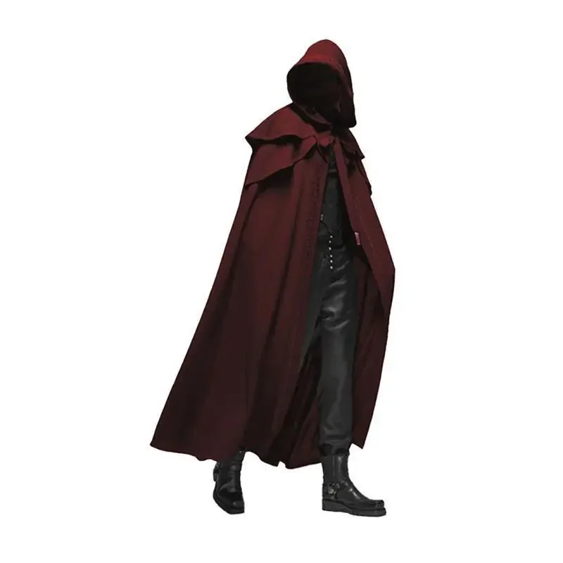 Men Monk Cosplay Outfit Mediev - Vintage Trench Coat ulasan dan harga