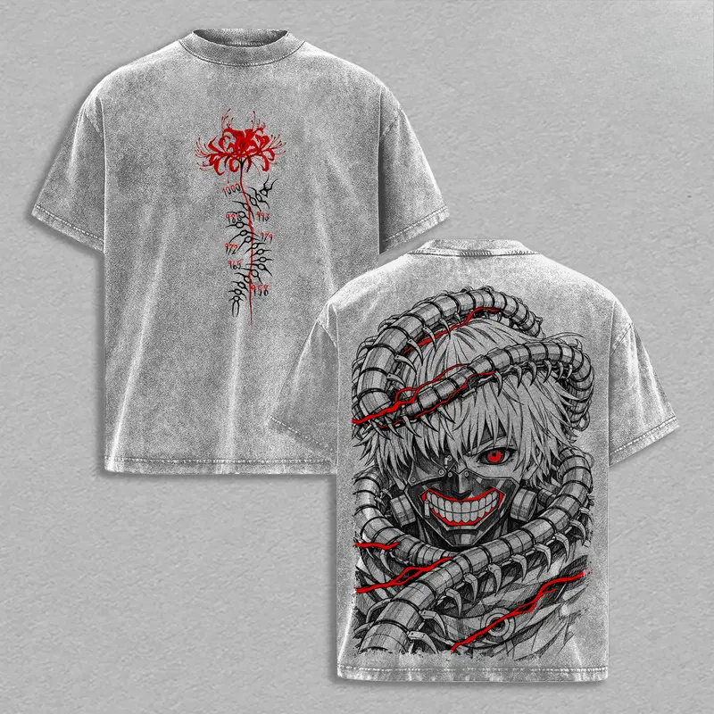 Manga Kaneki Ken Retro T Shirt - Vintage Fashion Tokyo ulasan dan harga