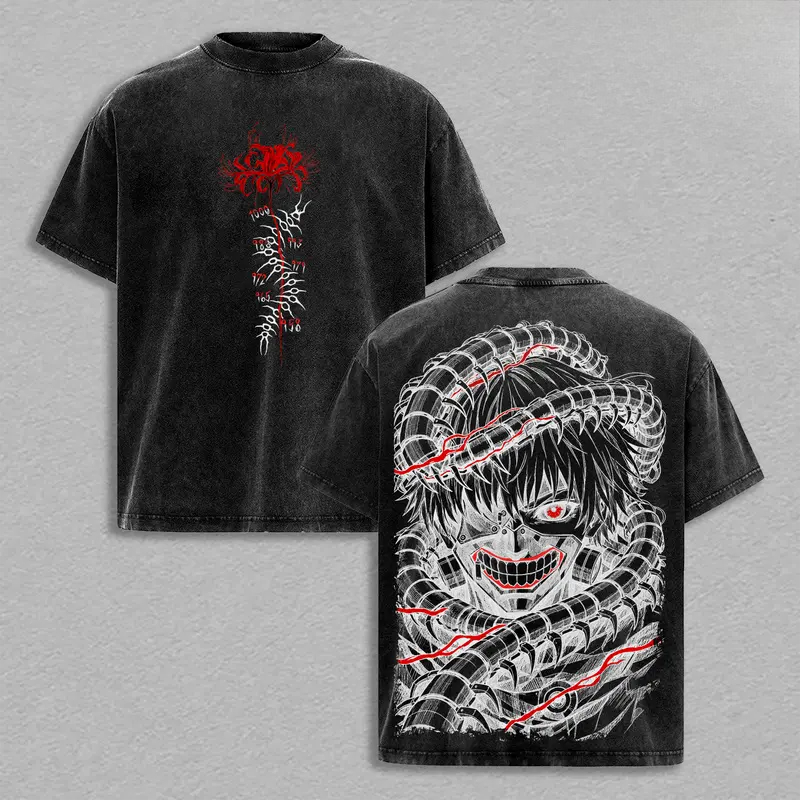 Manga Kaneki Ken Retro T Shirt - Vintage Fashion Tokyo ulasan dan harga